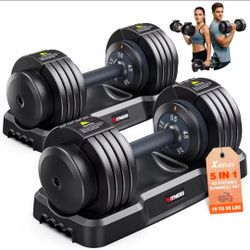 🏋️‍♂️✨ ADJUSTABLE DUMBBELL SET – PAIR INCLUDED ✨🏋️‍♀️