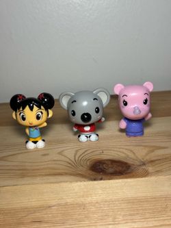 Ni Hao Kai-lan PVC Figures 2008 Viacom Nickelodeon Kai-Lan Tolee Lulu #scrappy