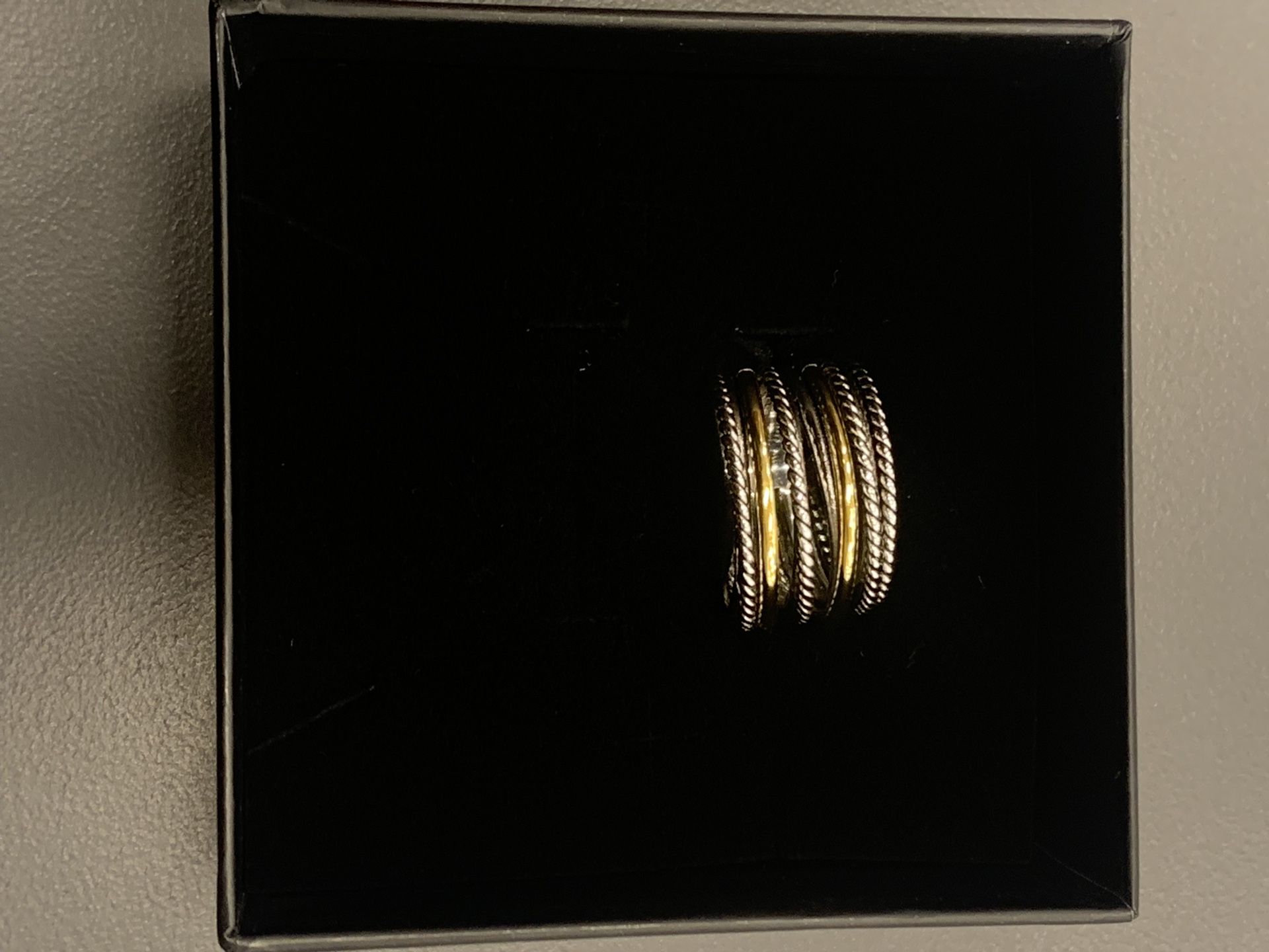 David Yurman Crossover Narrow Ring Size 9