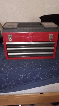 Craftsman Red Metal Toolbox with Drawers