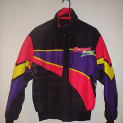 VINTAGE Snap-On Motorsports The Pros Advantage Nylon Jacket Full Zip Snap Small