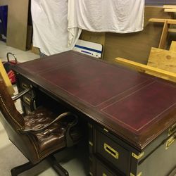 Alex Stuart Mahogany Desk