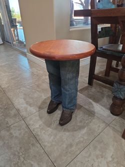 Cowboy side table