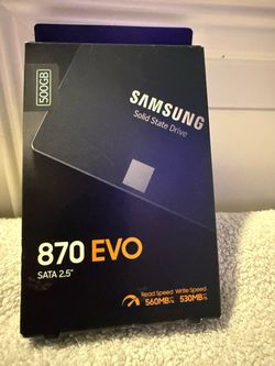 Samsung 870 SATA SSD, memory and storage