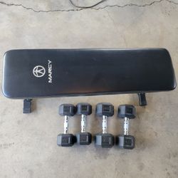 Dumbells and Bench