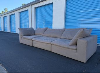 3 Piece Gray Cloud Couch 🚛🚛 Free Delivery 🚛🚛