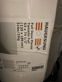 ****BRAND NEW HAUGENSUND Spring mattress Medium firm $200**