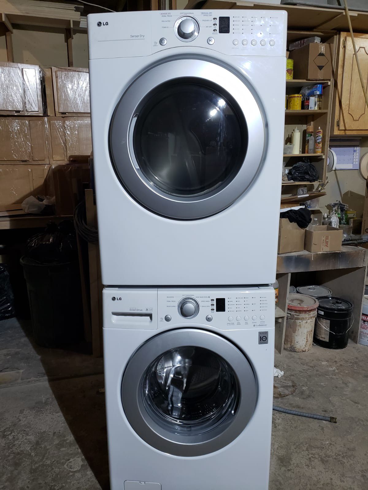 LG washer and electric dryer set
