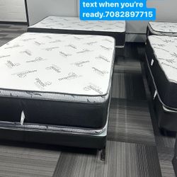 Huge sale for Mattress And Box Twin size mattress and box 150.$ full 190$ Queen 200$ king 290$. free delivery free set up 708….280….7715… cash or Zell