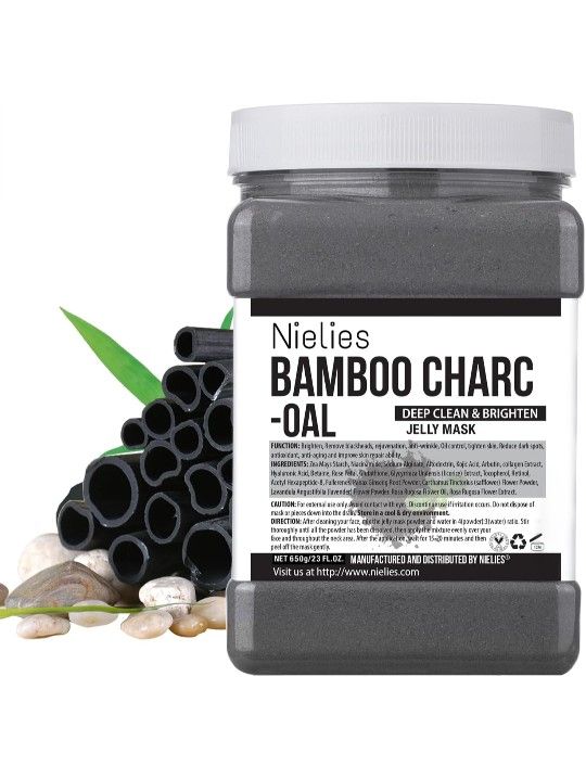 Deep clean and whitening bamboo charcoal jelly mask 23 FL.OZ.