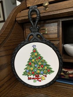 Christmas Ceramic Tile Trivet 