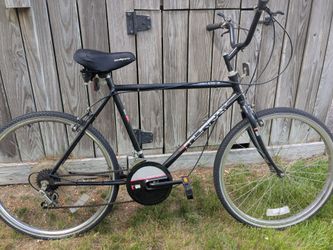 Murray 26" 10 speed bicycle all terrain, Herculite micro alloy frame black in good condition