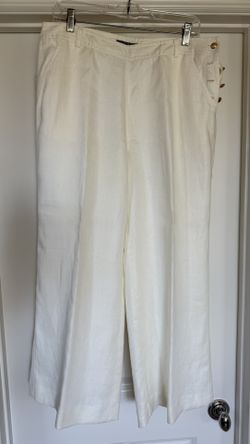 Ladies Linen Nautical Pants, Size 10, Ralph Lauren