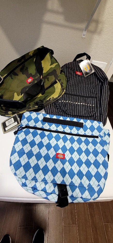 Brand New DICKIES backpacks And Messanger Bag