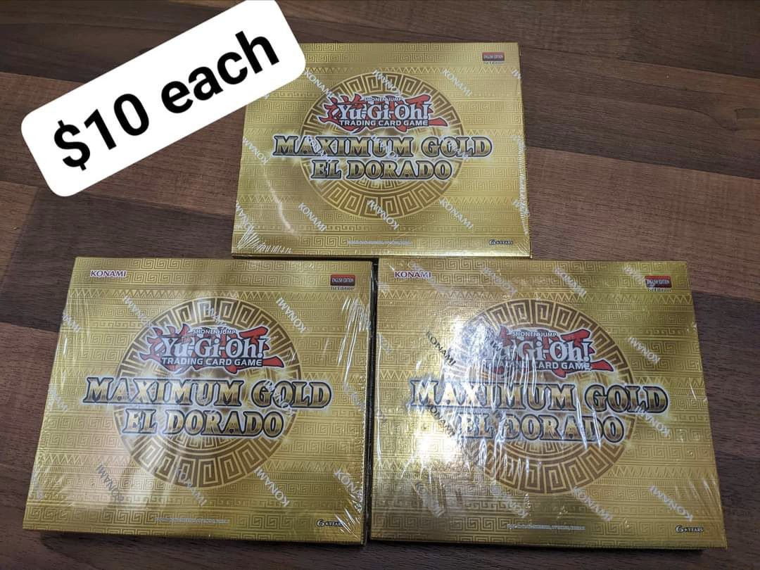 Yu GI Oh Maximum Gold El Dorado 1st Edition Box