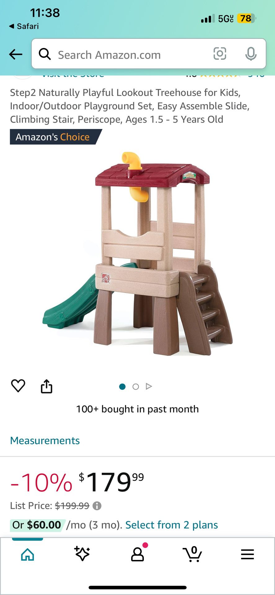 Step 2 Lookout treehouse Playground Set