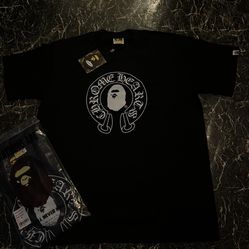 Bape Shirt X Chromehearts 