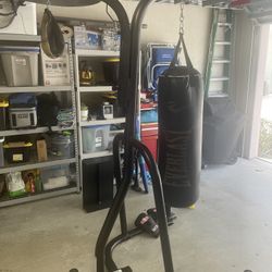 Everlast Heavy Bag And Speed Bag With Stand