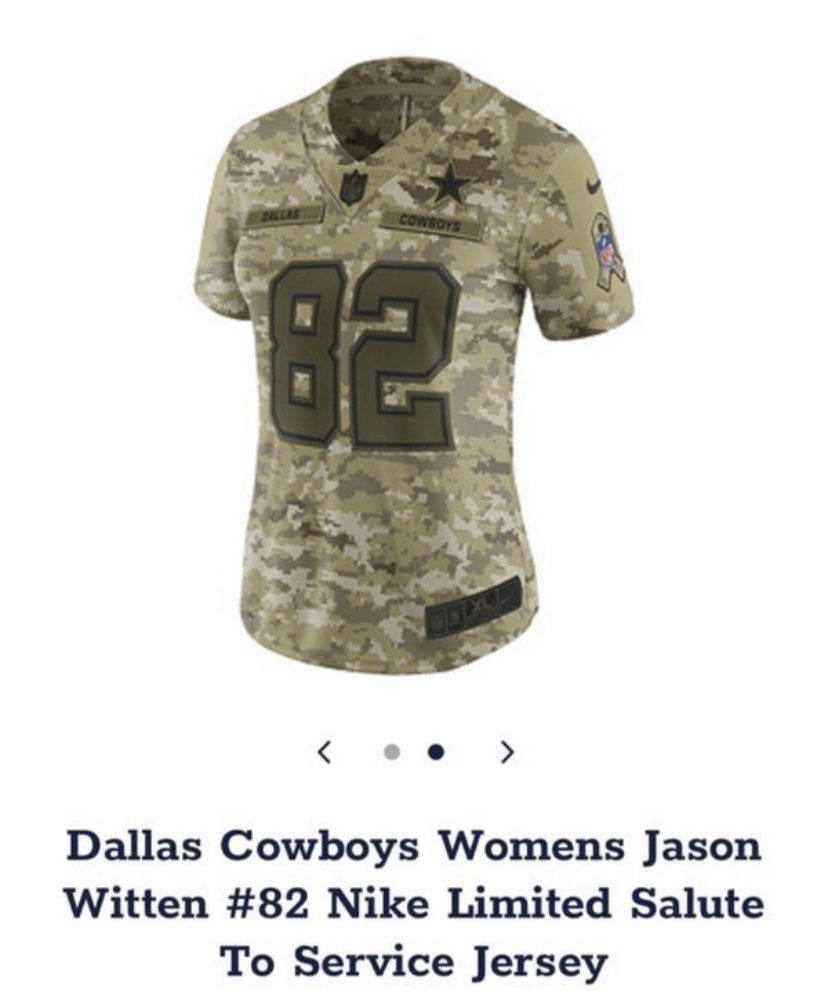 Salute To Service Jason Witten Dallas Cowboys #82Nike Women's