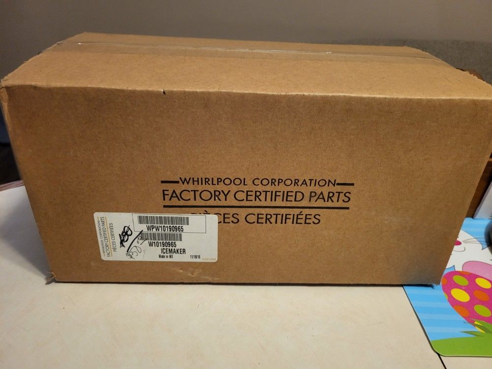 NEW SEALED BOX WHIRLPOOL #W101909 ICE MAKER