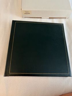 Leather Archival level Exposure album/scrapbook