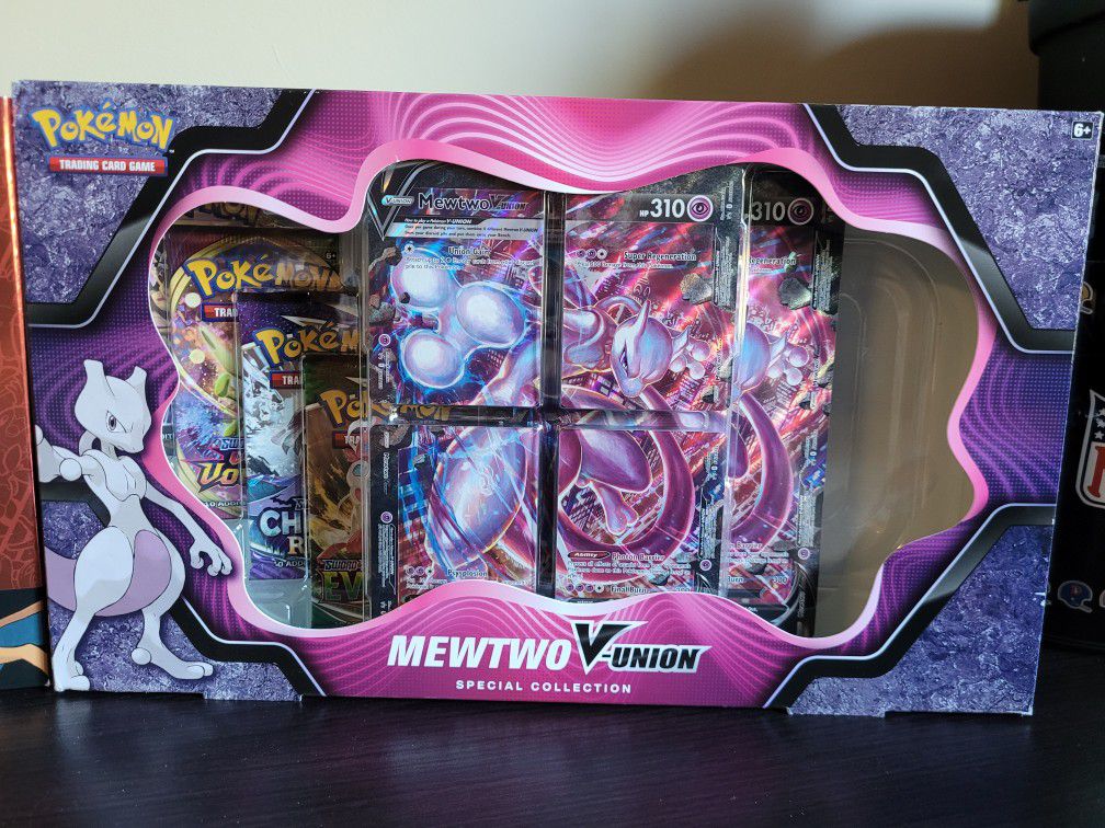 Mewtwo V Union + Lance's Charizard V Pokemon Boxes Unopened