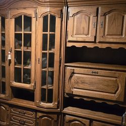 German Oak (Shrunk) Wall Unit
