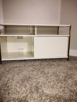 White Mid-Century media console From allmodern 