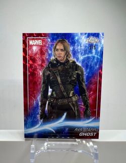 2025 Topps Chrome Marvel Studios Ghost /5 Red Wave Thunderbolts