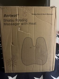Boriwat Shiatsu Back & Neck Massager with Heat — New (Open Box)