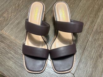 Cushionaire Double Strap Slide Sandals