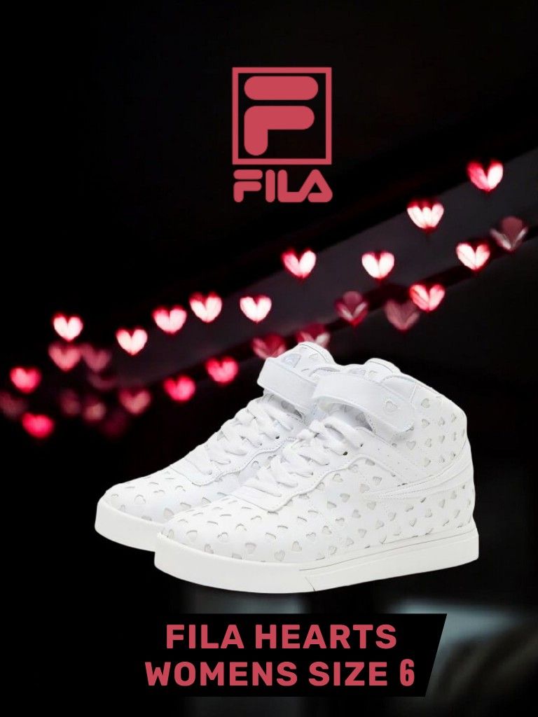 FILA Vulc Hearts π High Top Sneakers