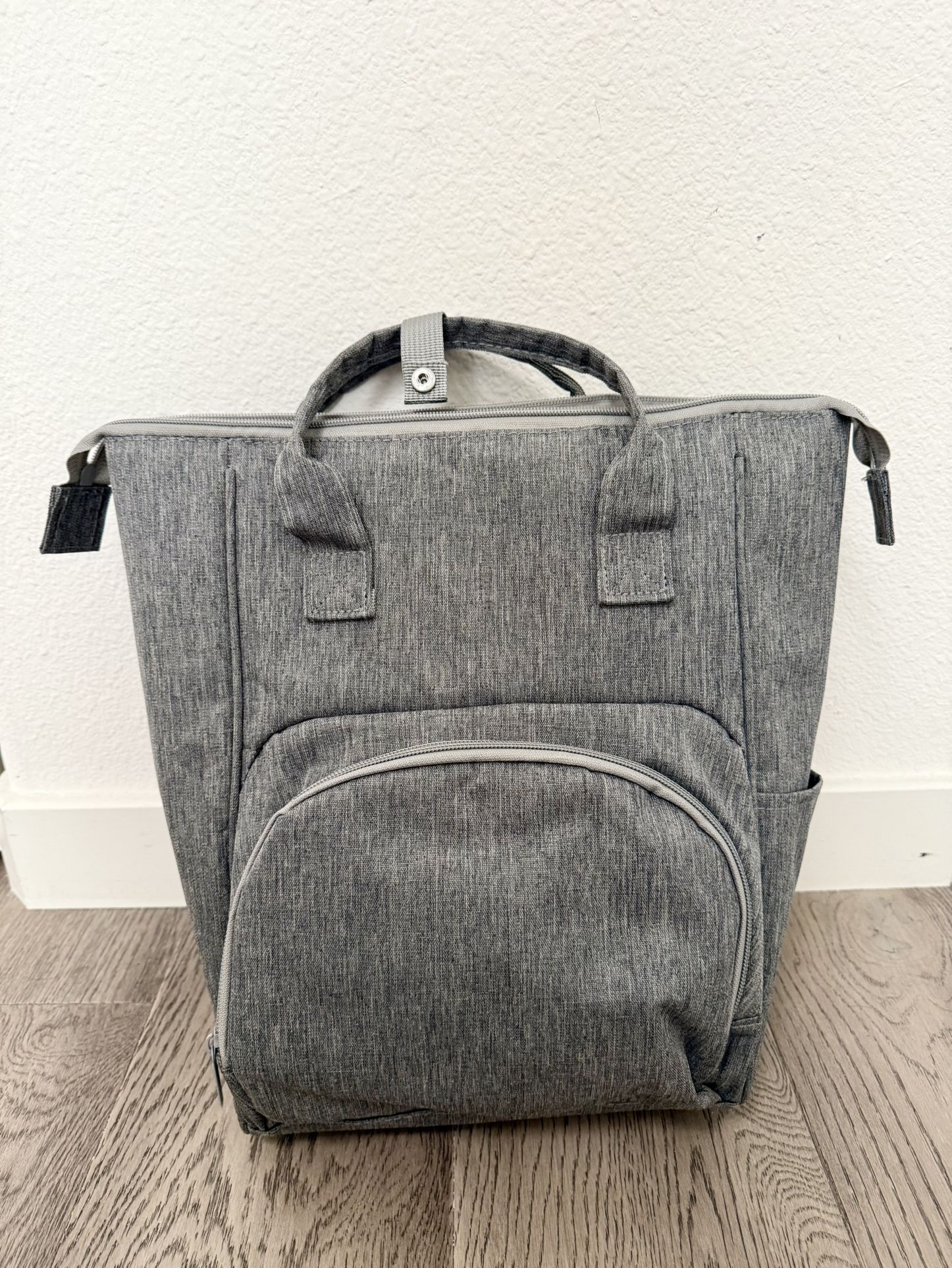 Insulated diaper bag backpack
