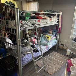 Metal Twin Bunk Bed 