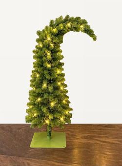 New 3 Ft Whimsical Pre-Lit Christmas Tree – 100 LED Lights