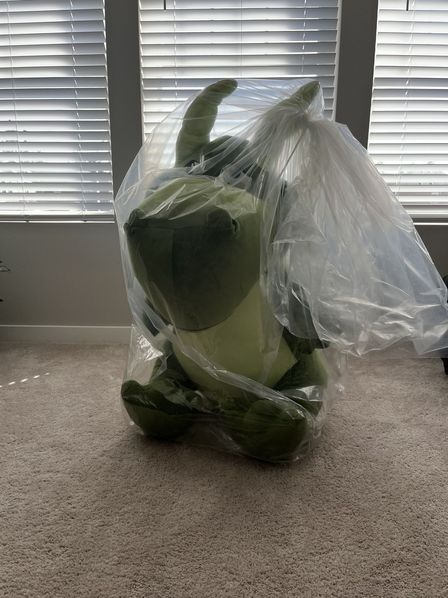 Giant Green Dragon Stuffed Toy