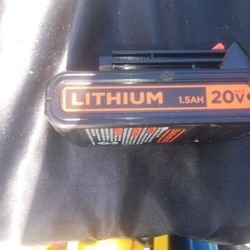 20 Volts Black And Decker Battery 
