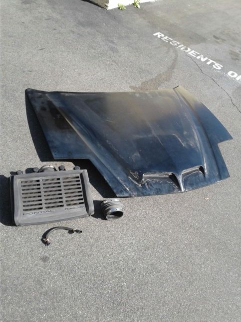 WS6 Ram 1993 94 96 95 97 Pontiac Firebird/Trans AM fiberglass hood Ram Air with Air Box