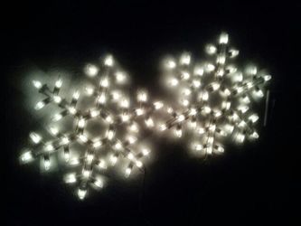 Light Up Snow Flake Set