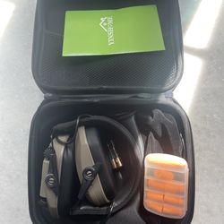 Brand New YINSHOME Electronic Hearing Protection Earmuffs with Case, Glasses & Accessories