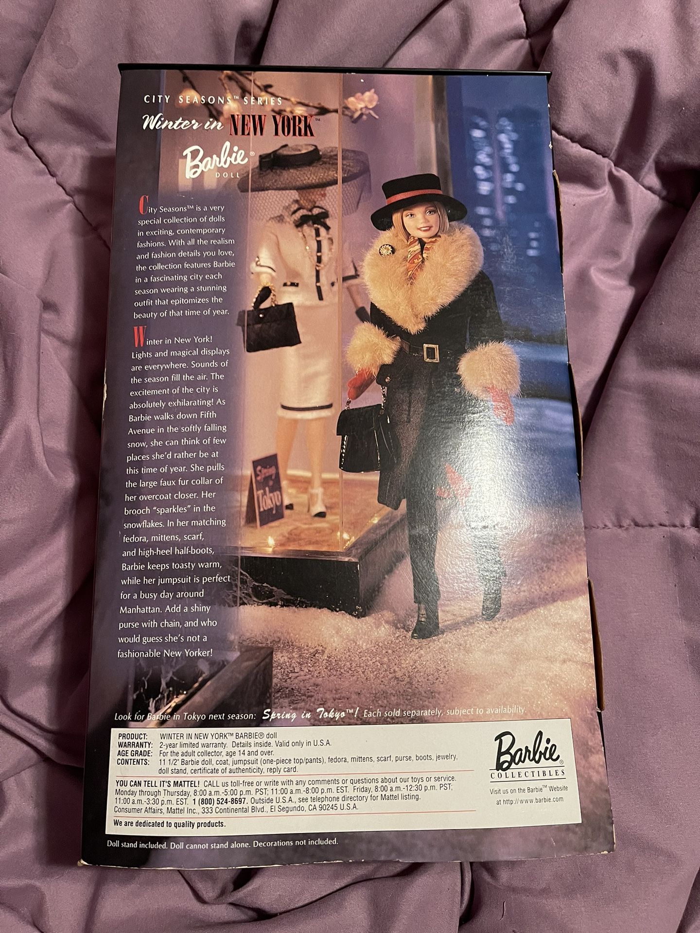 Mattel - Barbie - City Seasons - Winter in New York - Poupée