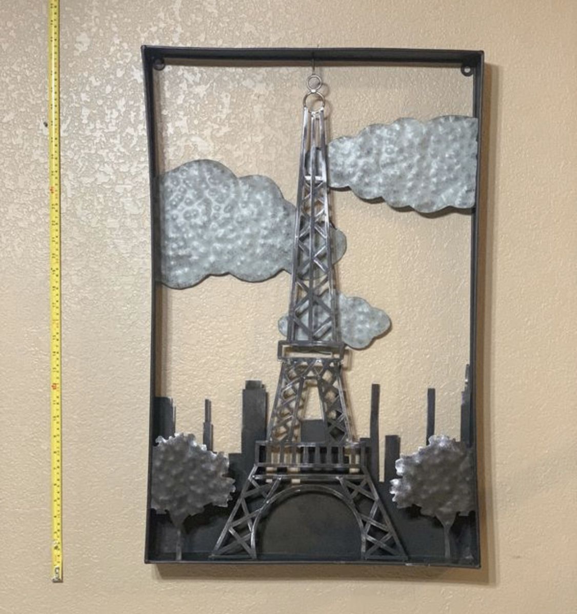 PARIS, FRANCE | EIFFEL TOWER | 3D DECORATIVE METAL WALL ART