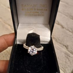 Anillo De Compromiso Oro 18k