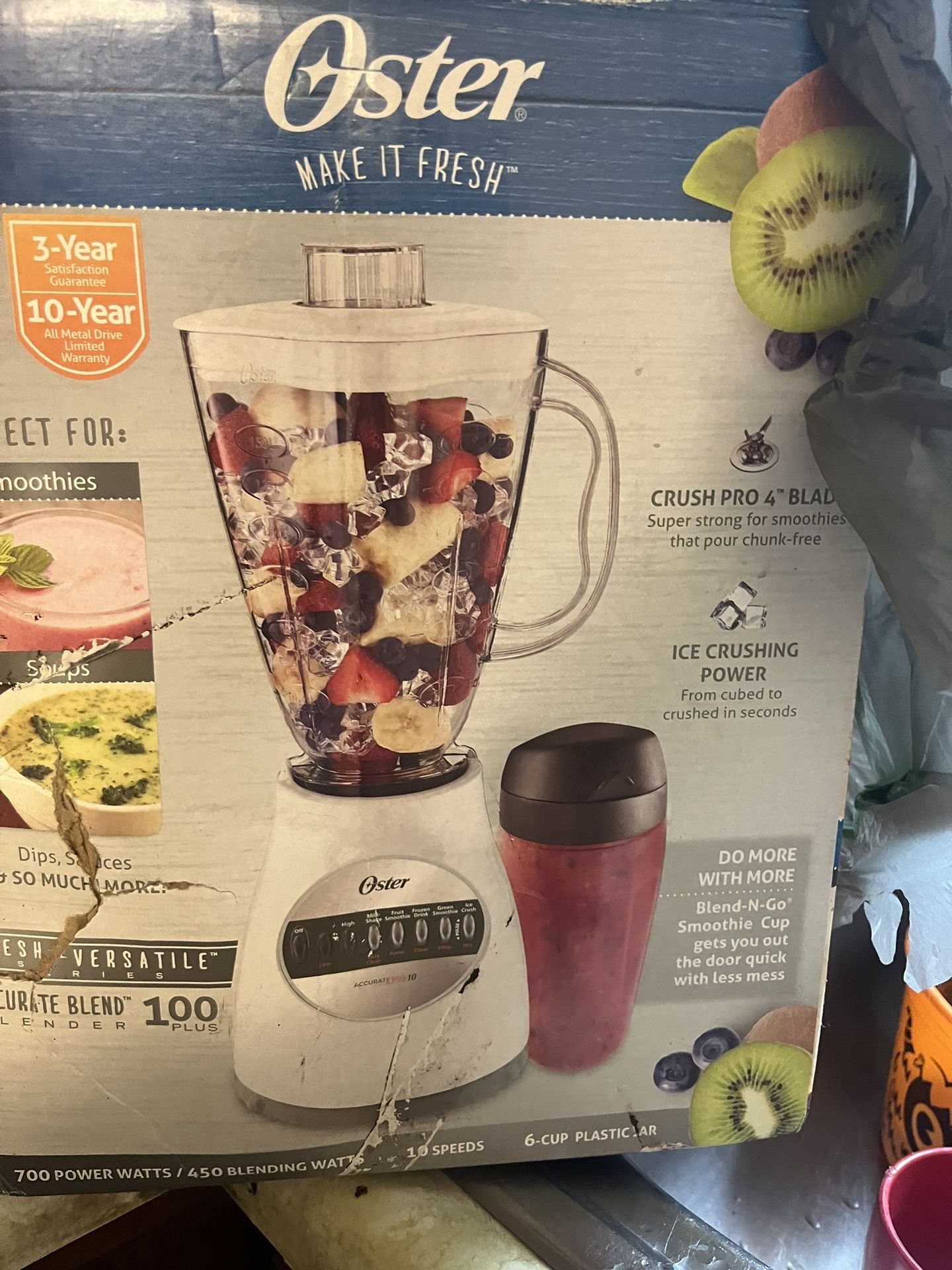 OSTER MAKE IT FRESH BLENDER