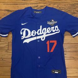Men Grey 2025 World Series Los Angeles Dodgers Shohei Ohtani Jersey Blue White