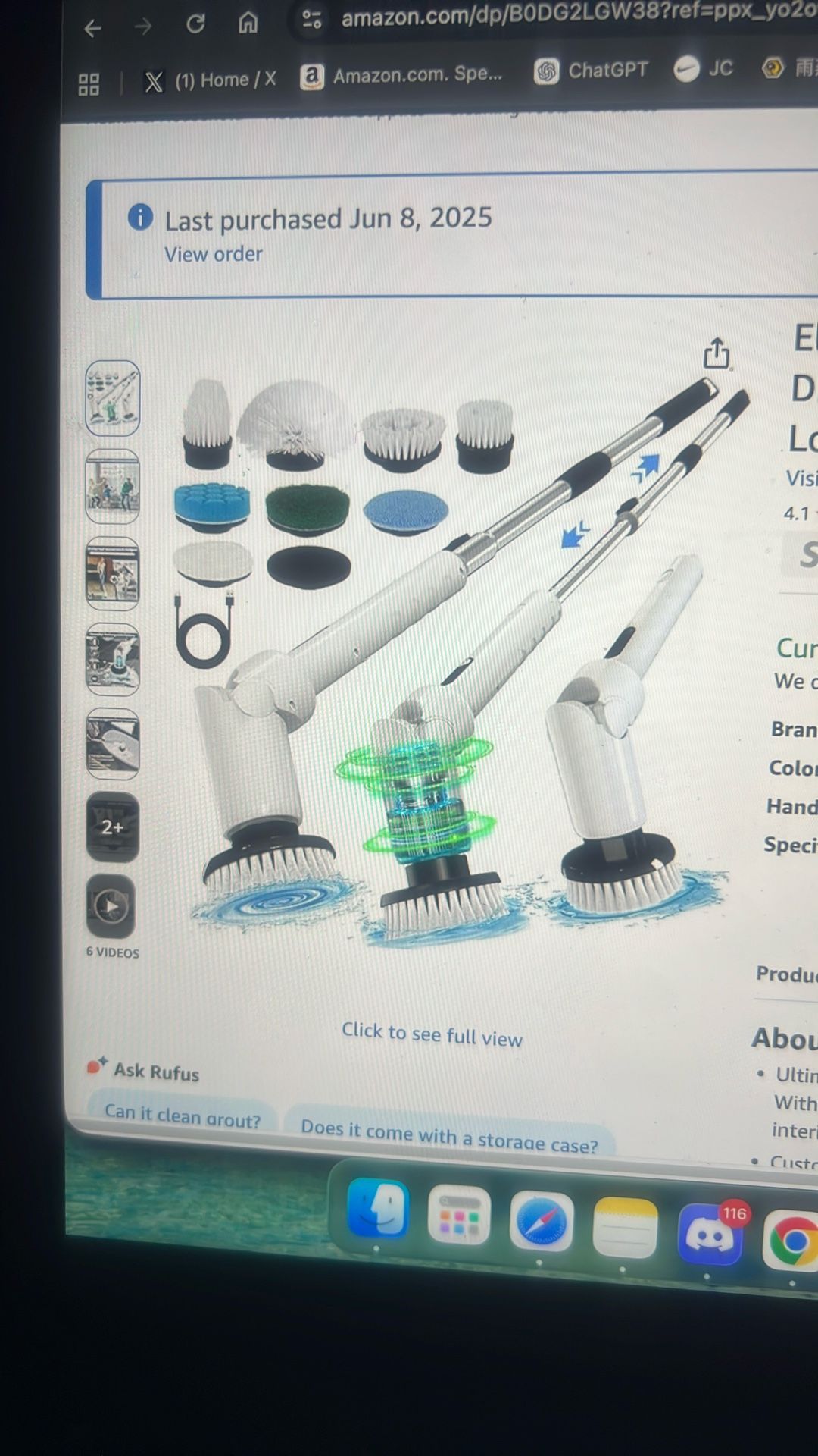 Electric Spin Scrubber