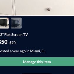 32” TV