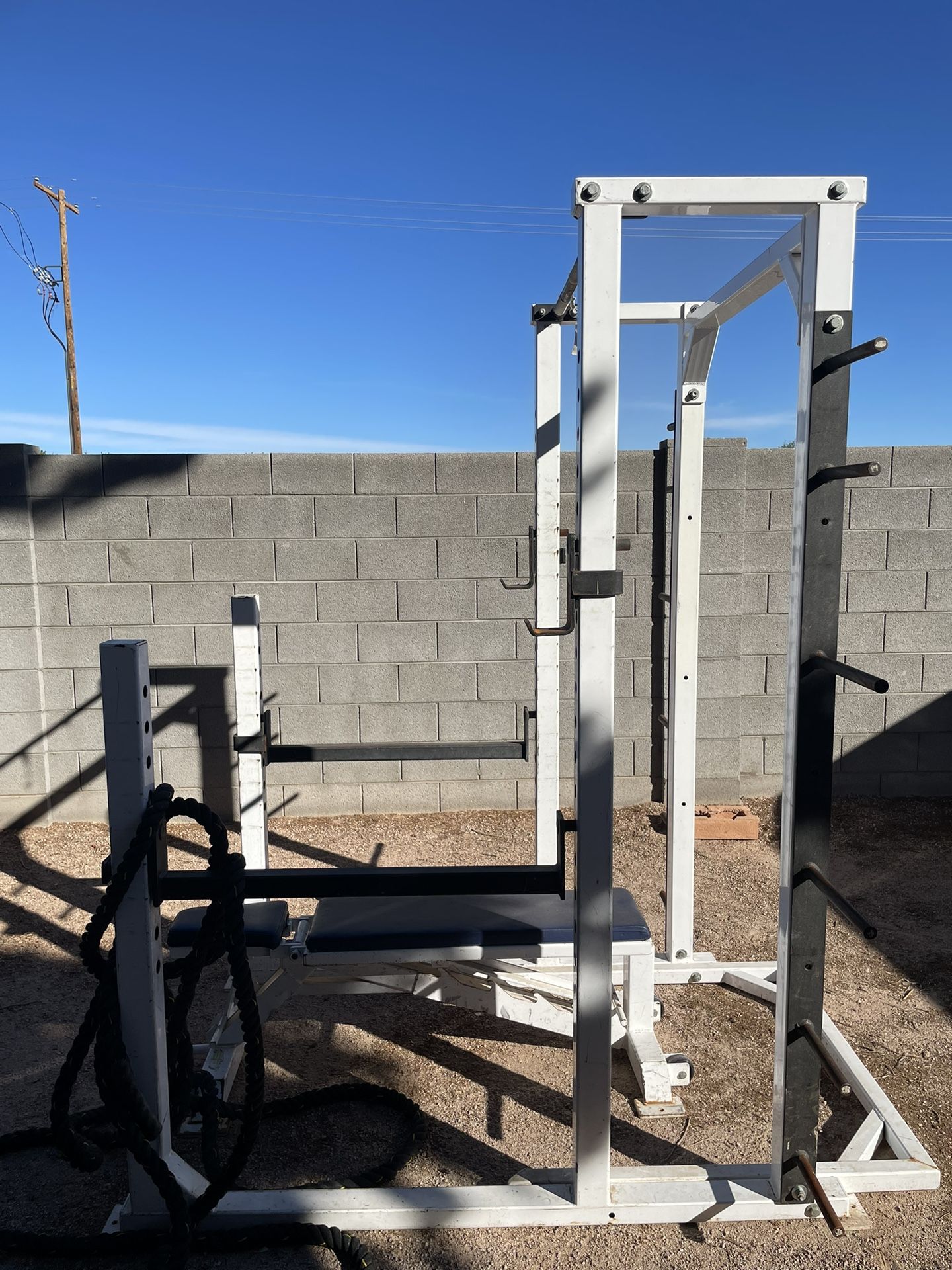 Professional Squat Rack And Bench Sorinex The Real Deal! Cage Cost $3,000 New