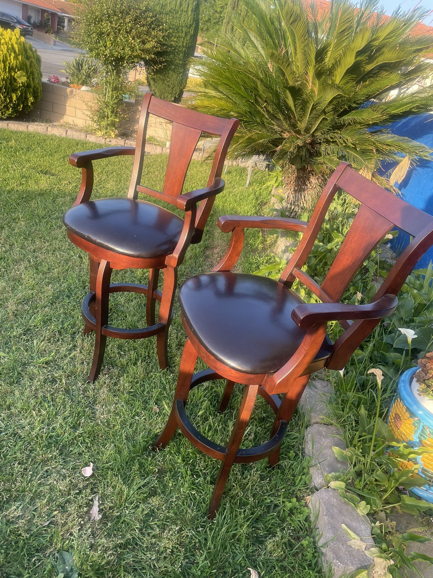 Two Bar Height Chairs
