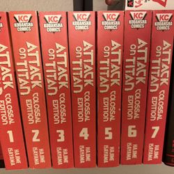 Attack On Titan Colossal Editions Complete Set